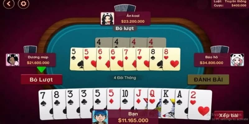 4 đôi thông chặt được gì? - Mẹo chơi hay